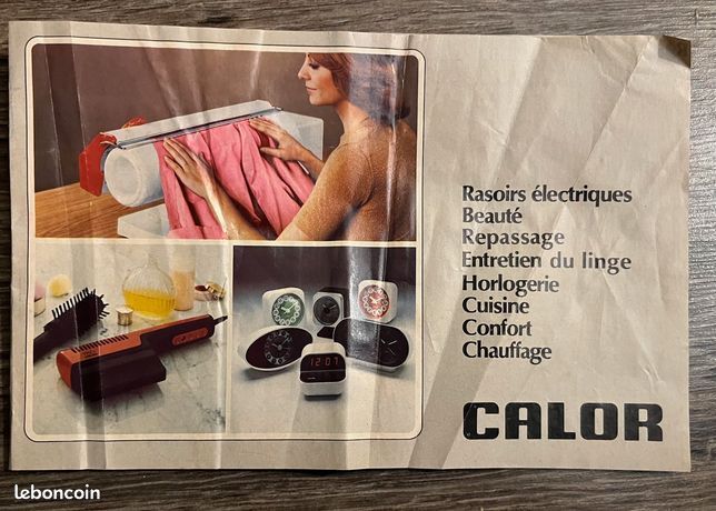 Fer à Repasser Calor Matic Orange – Vintage 1970, Voyant, état D'origine, France