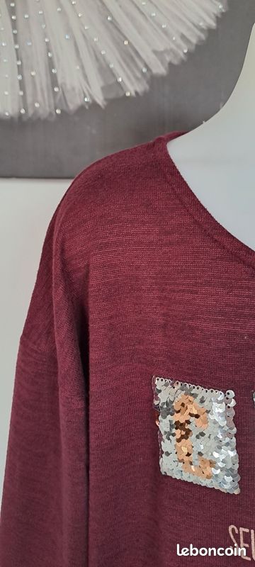 Pull fin manches longues (image 4)