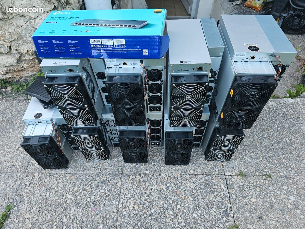 Ferme de minage crypto ASIC/GPU - Accessoires informatique