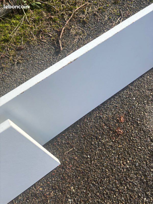 Lot de planche melaminées blanches et équerres (image 4)