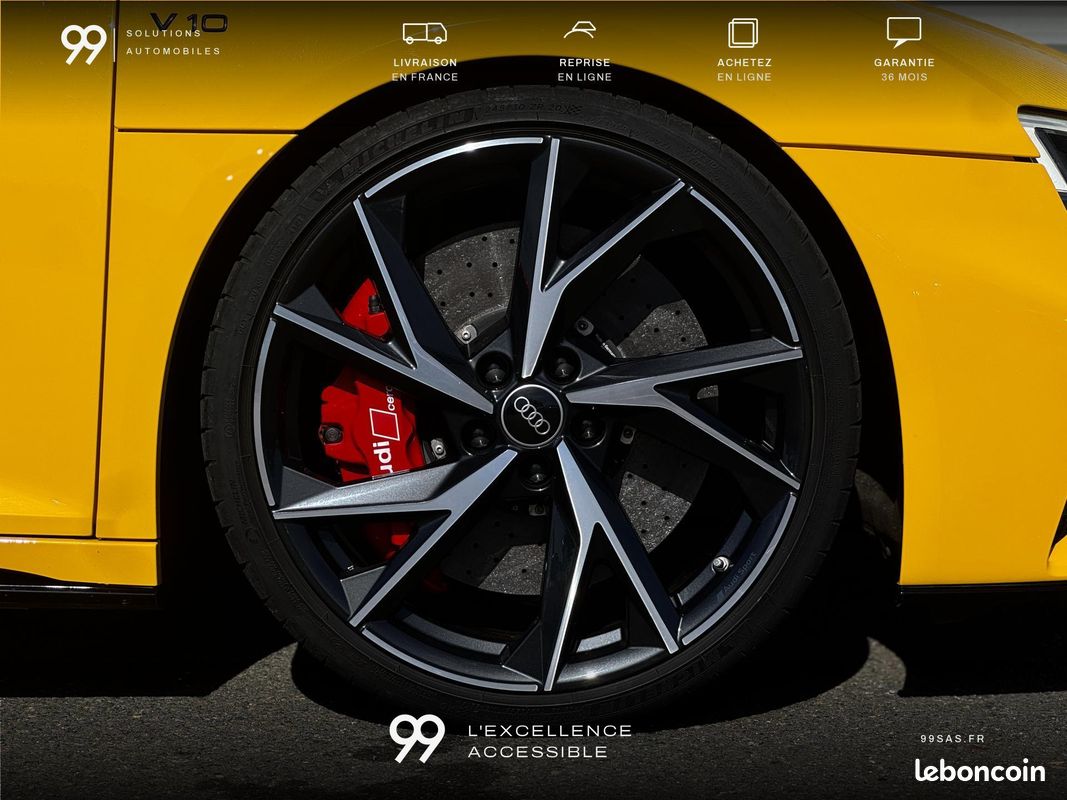 AUDI R8 Spyder V10 620ch Performance malus payé Miltek Carbon Full LOA 1521e/ MOIS LIVRAISON REPRISE (image 41)