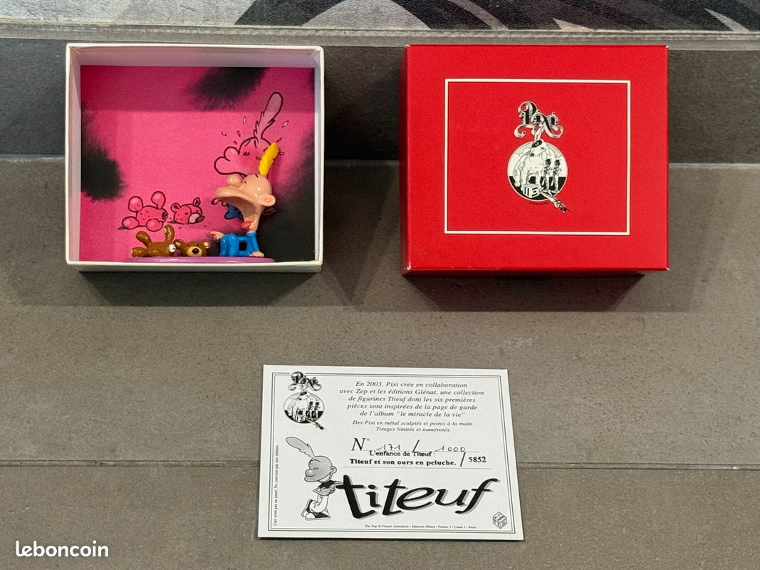Titeuf (Zep) / Titeuf Et Nadia « La Baffe » - Figurine en mé