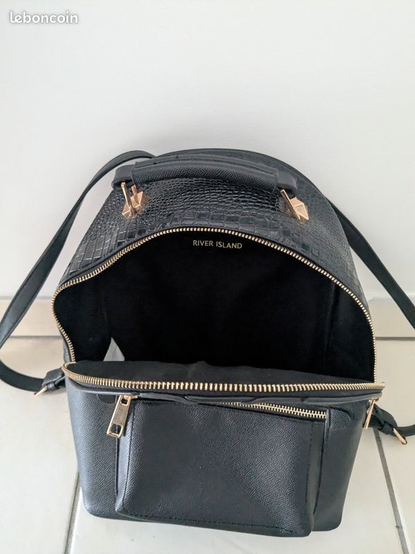 Sac à Dos Noir Femme River Island (image 2)