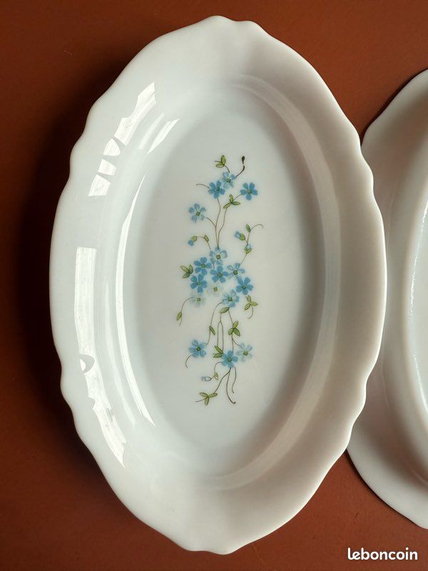 Lot de 4 coquetiers Arcopal Veronica Myosotis, fleurs bleues
