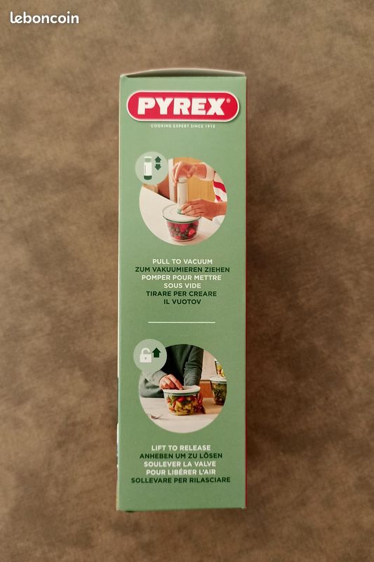 Lot 2 plats Pyrex+ 1 Pompe à vide - NEUFS - Envoi HORS Locker - (image 4)