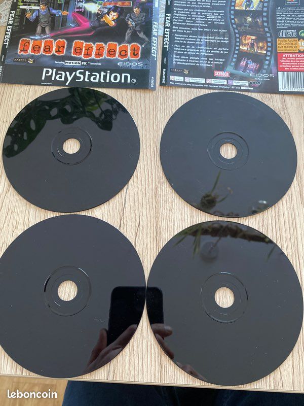 Ps1 Fear Effect jeu PlayStation 1 (image 2)