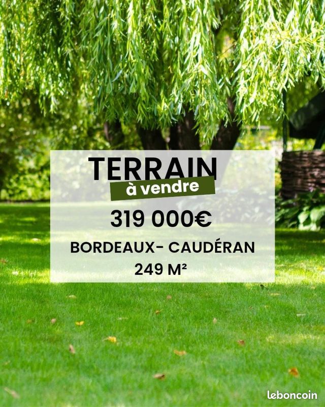 Terrain 249 m² · à Bordeaux · 249 m² · 319 000 €