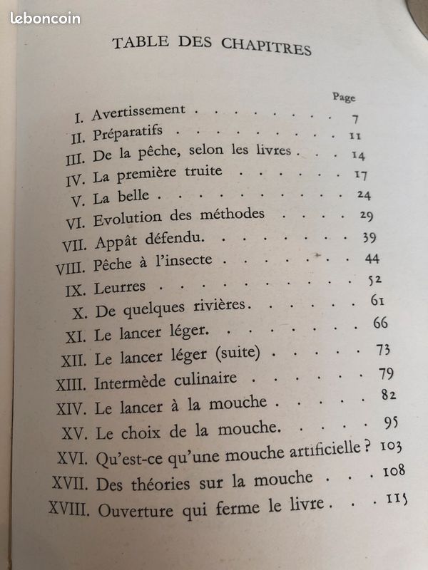 Vieux Livre – La Pêche à La Truite Par M. Mermillon – Relié – 124 Pages – État Correct