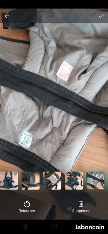 Porte-bébé Flexia Babylonia gris évolutif (image 5)