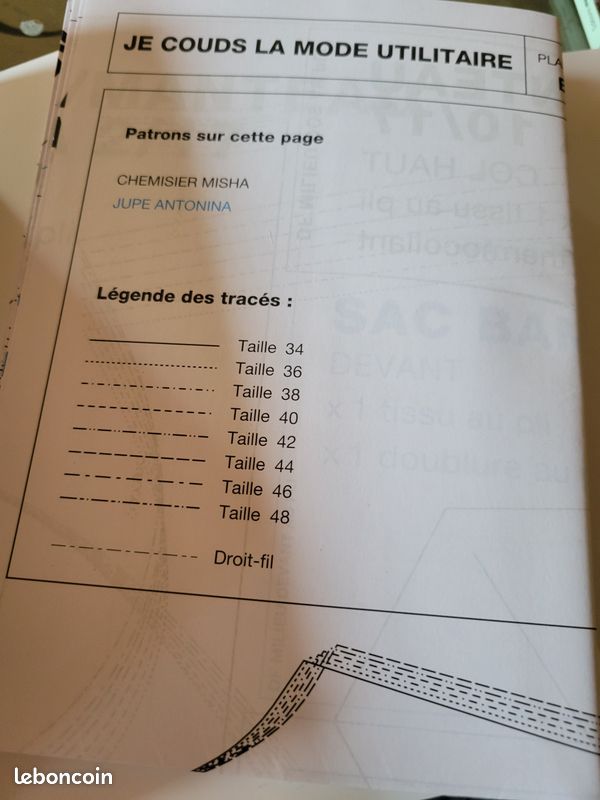 Livre couture "Je couds la mode utilitaire" Neuf (image 4)