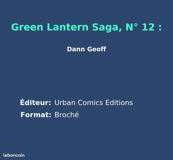 Green Lantern Saga, N° 12 : (image 2)