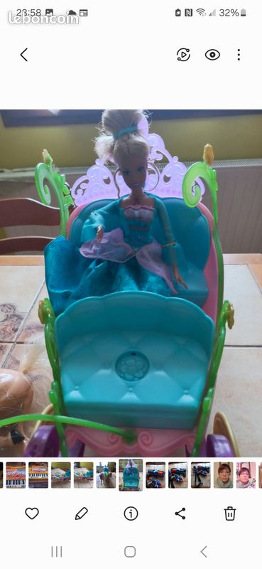 Carrosse barbie barbie inclus (image 3)