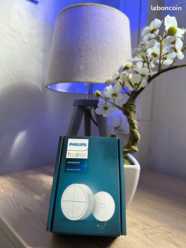 Télécommande Philips Hue Tap Dial Switch Blanc - Lampe connectée - Achat & prix