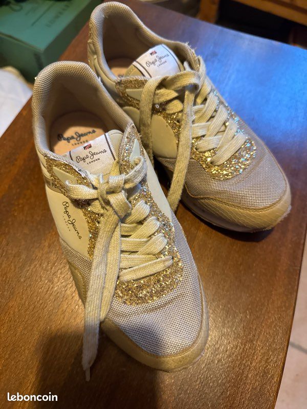 Baskets pépé jeans taille 38 (image 1)