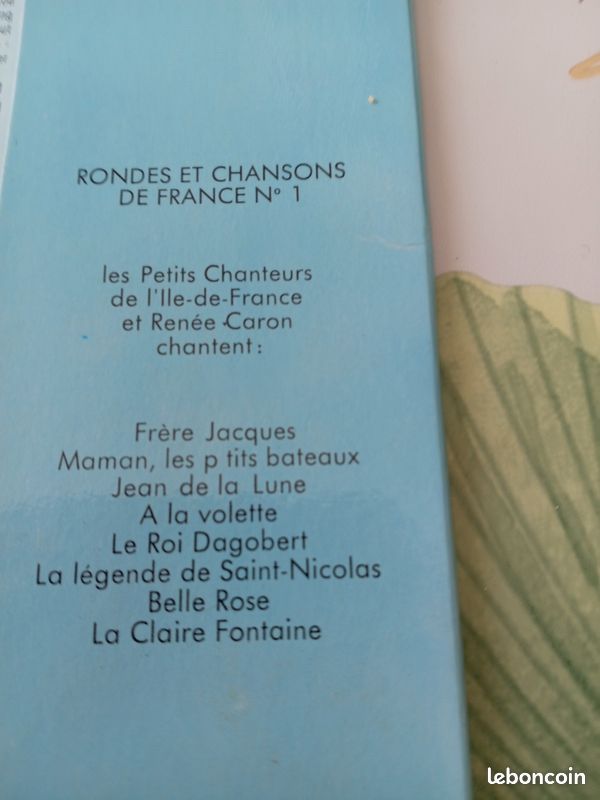 Livre Disque Rondes Chansons N1 (image 3)