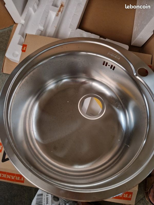 Evier Neuf bac rond inox franke (image 6)