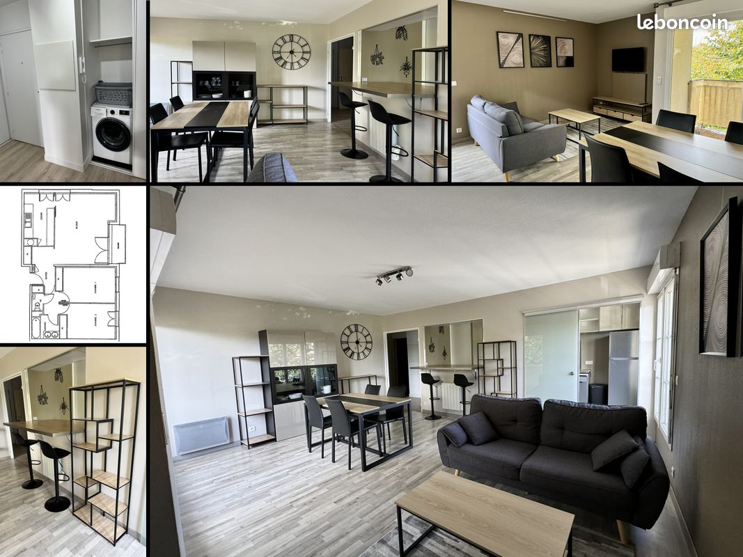 Appartement 3 pièces 76 m² · à Bordeaux · 76 m² · 1 440 €/mois