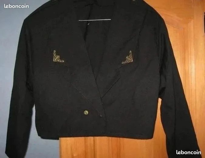 Veste courte style spencer femme des année 80 voir taille annonce