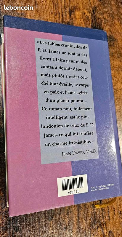 Livre Péché Originel de P.D.James - Mimi (image 4)