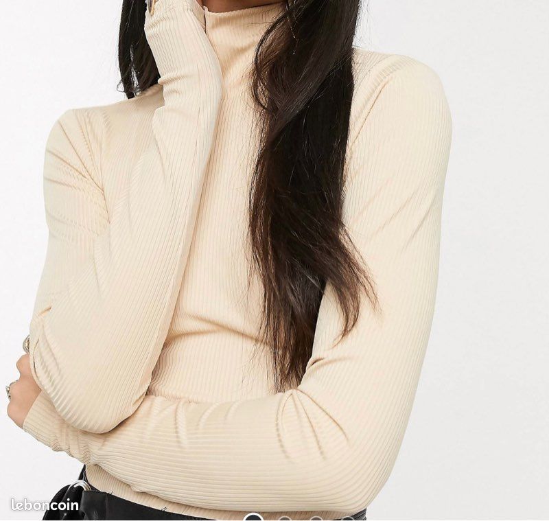 Body sexy Na-kd neuf beige S/M (image 5)