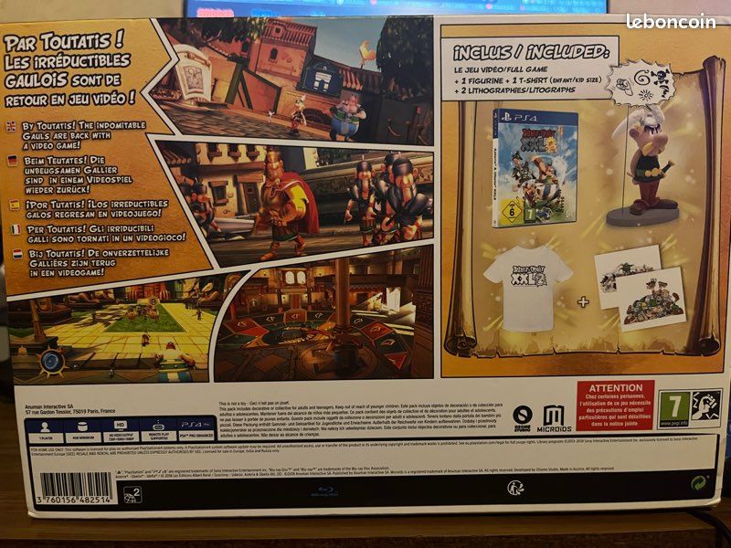 Astérix & Obélix XXL 2 Edition Collector - PS4, Comme Neuf, PEGI 3