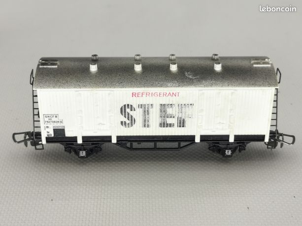 HORNBY HO WAGON REFRIGERANT STEF 705 TRAIN ELECTRIQUE BOITE