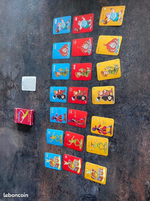 Jeu de 21 cartes miniatures Peter Pan (image 1)
