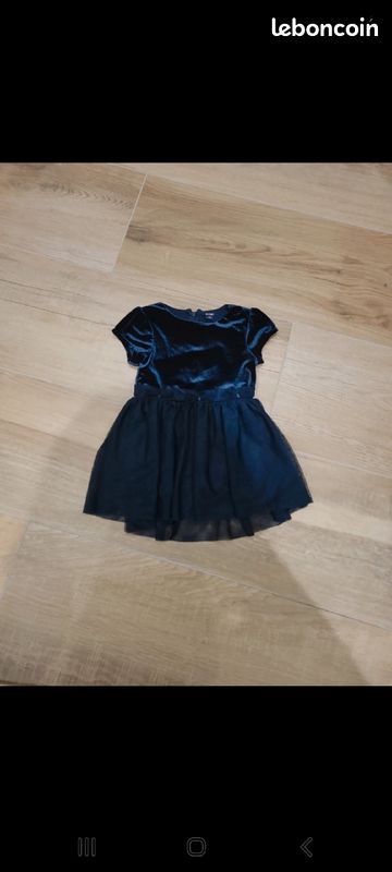 Robe bleu 18 mois (image 1)