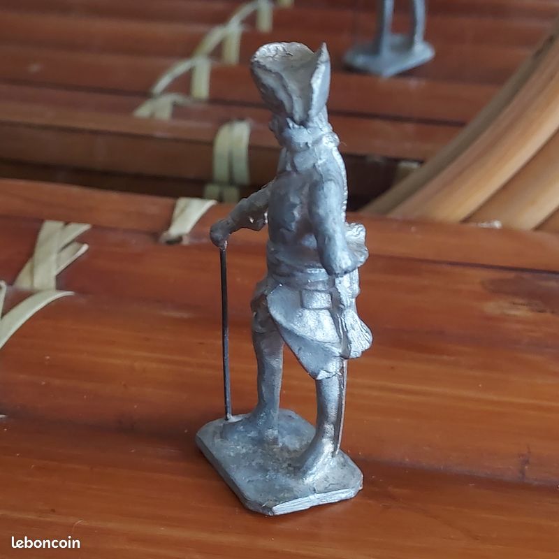 Figurine En Plomb Peint 100mm - Premier Empire - Occasion
