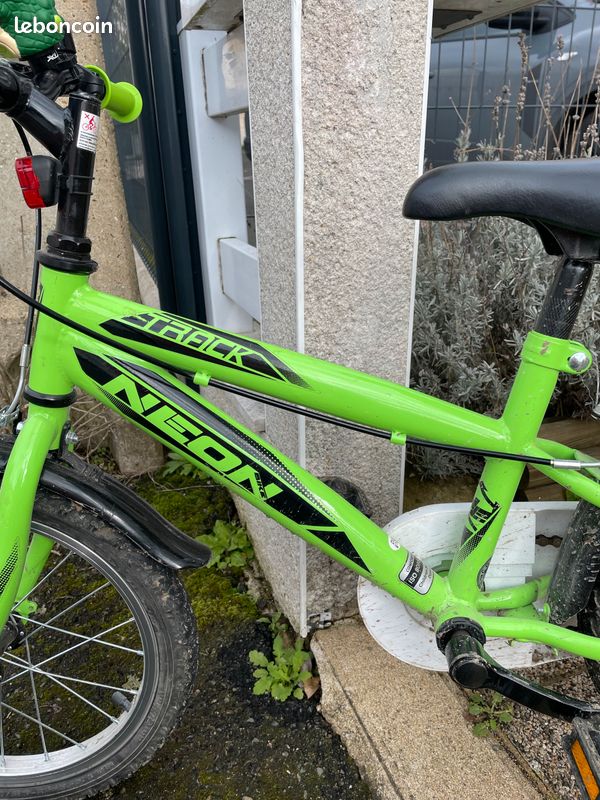 Vélo enfant 16- - Track Néon - Vert (image 3)