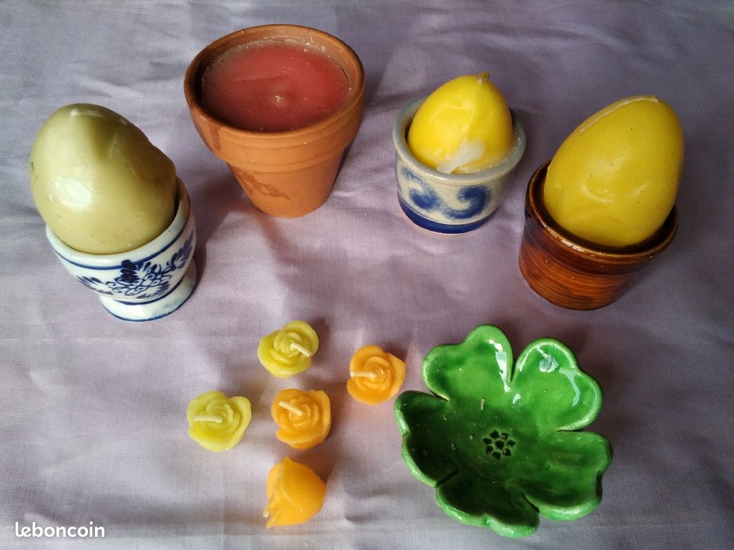 Bougies décoratives et leur support /Neuf (image 2)