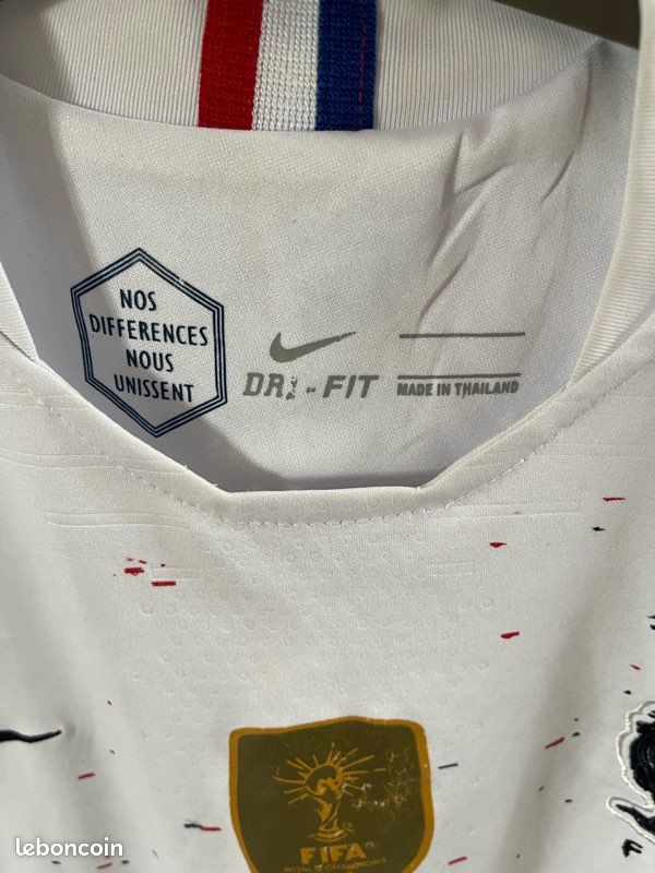 Maillot France étoiles 2018 extérieur Nike Authentic Vêtements