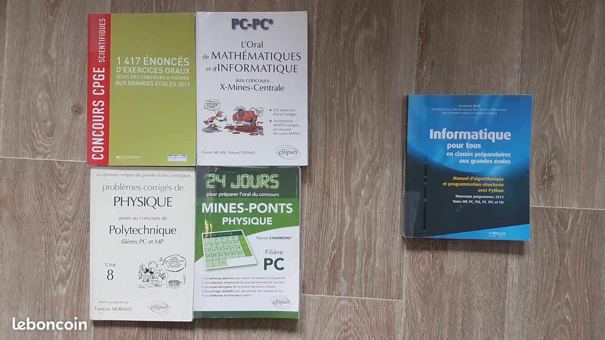 Livres prépa scientifique (image 2)