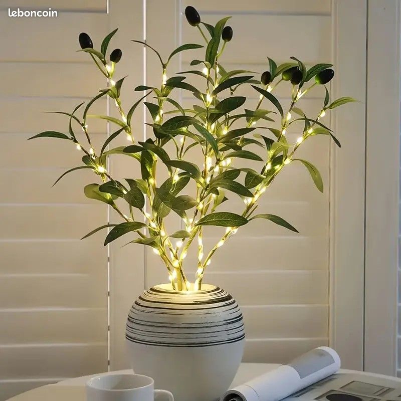 1 branche d’Olivier LED Déco - Ambiance Chaleureuse (image 10)