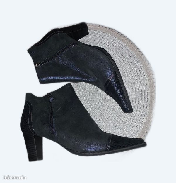 Boots femme cuir (image 1)