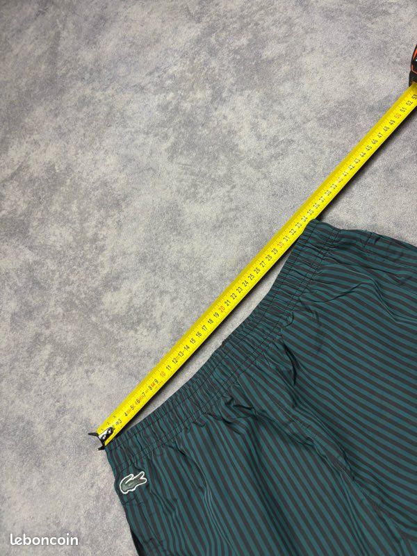 Jogging Lacoste sport vert/noir coupe large logo brodé - XS (image 15)