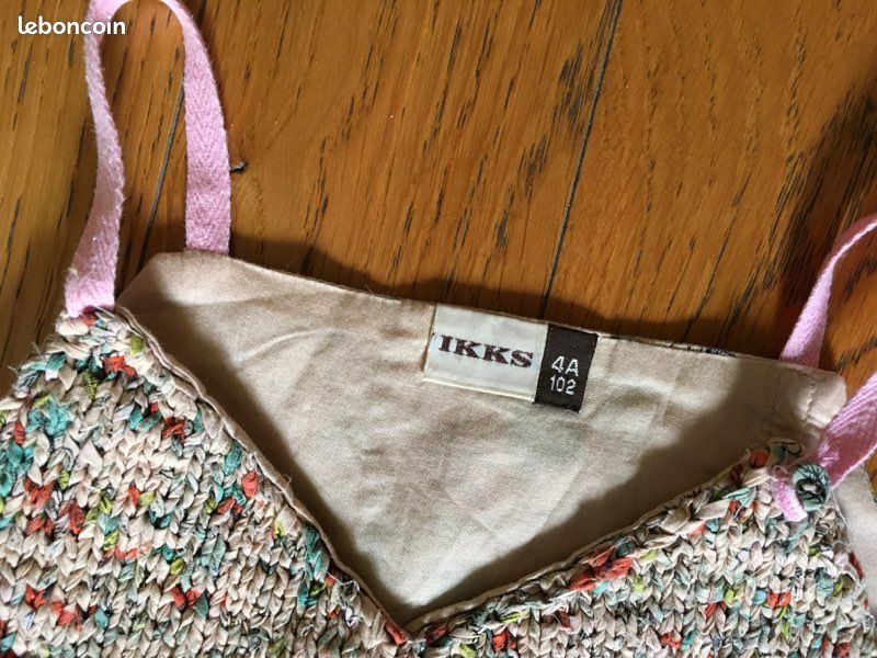 Robe IKKS 4ans beige (image 2)