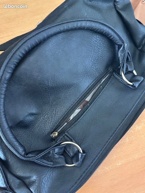 Sac bandoulière noir (image 4)