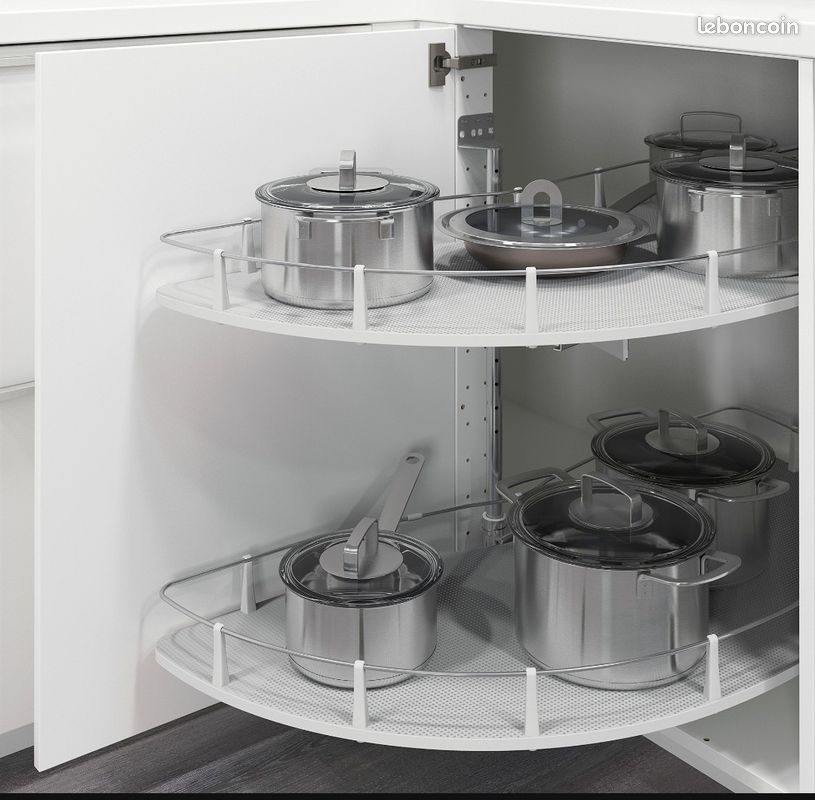 Aménagement coulissant UTRUSTA pour meuble angle Ikea U (image 2)