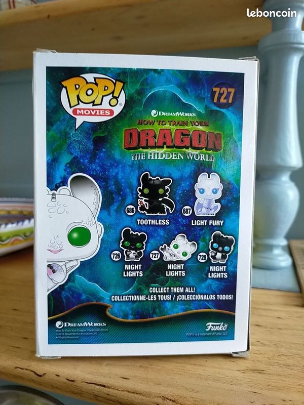 Funko pop Movies How to train your dragon Night Lights 727