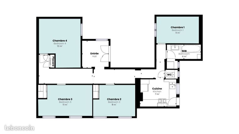 Appartement a louer paris-8e-arrondissement - 1 pièce(s) - 11 m2 - Surfyn