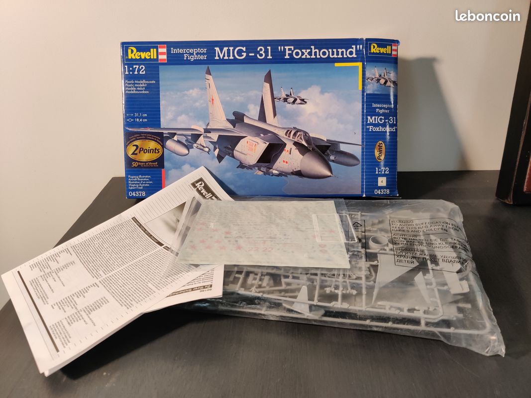 Maquette Avion Militaire MIG-31 Foxhound Revell échelle 1:72 - Neuf