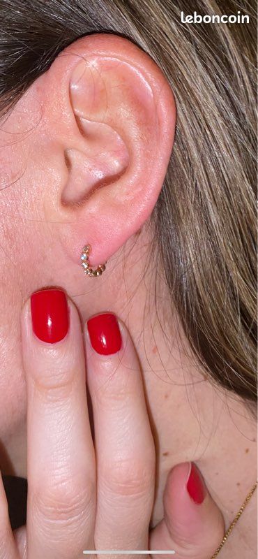 Boucles d’oreilles Minis créoles (image 1)