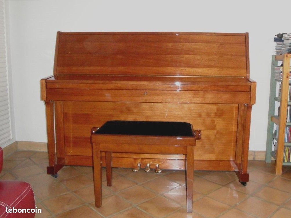 Piano droit Heilmann + Banquette d’origine (Possibilité de négocier) (image 1)