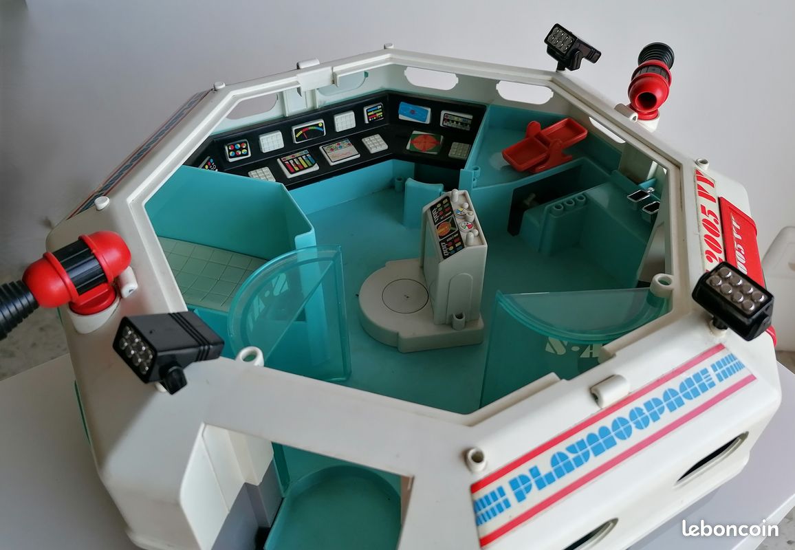 PLAYMOBIL Vintage Espace - Support Partie Basse De Base 3536 Des Années 1980