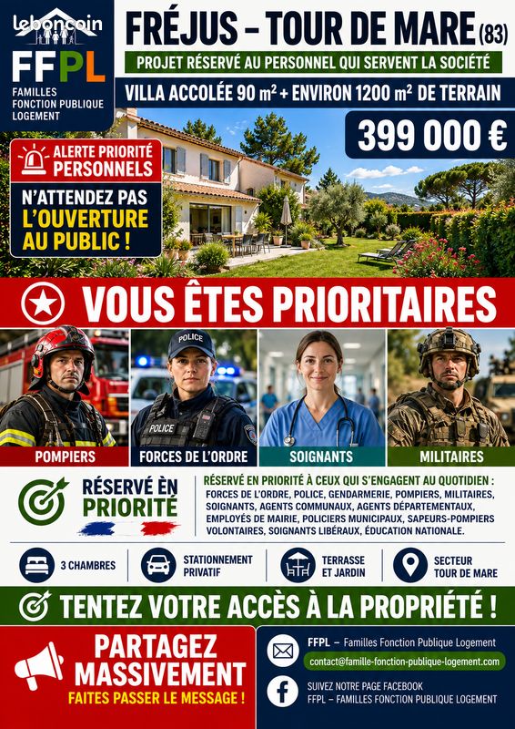 Maison 4 pièces 90 m² · à Fréjus · 90 m² · 399 000 €
