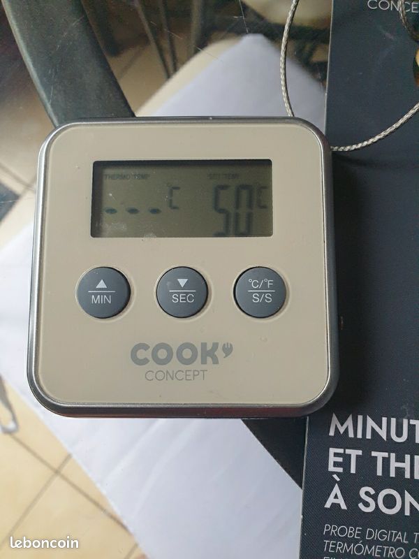 Thermomètre à sonde et minuteur (image 1)