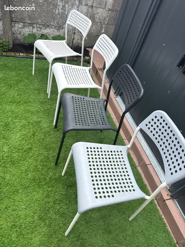 4 chaises de jardin (image 7)