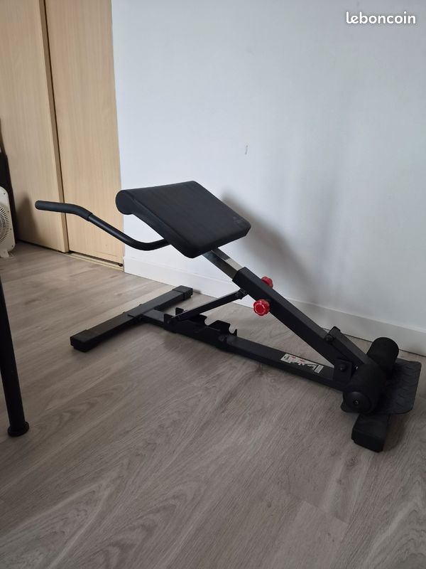 Banc musculation lombaires Crivit pliable (image 1)