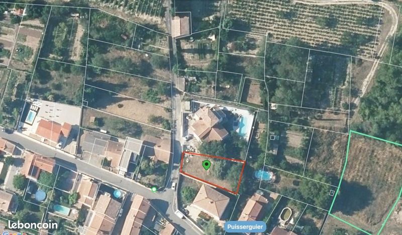 Terrain 453 m² Puisserguier · 85 000 €